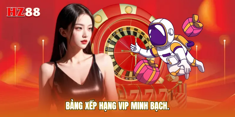 Bảng xếp hạng VIP minh bạch